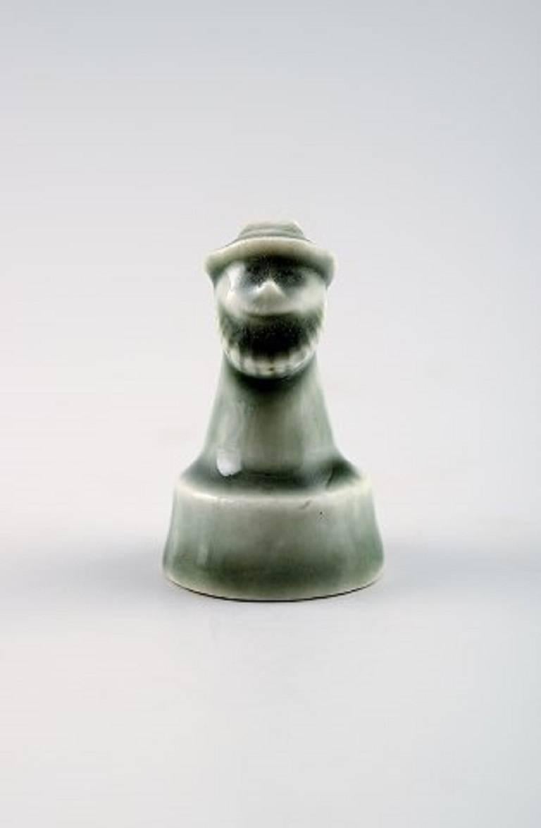 Sven Wejsfelt for Gustavsberg, Complete Set of Chess Pieces in Ceramics For Sale 1