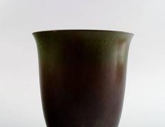 Just Andersen Light Bronze Vase, Model Number LB 1594, 1930-1940s