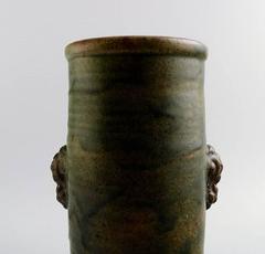 Unique Patrick Nordstrom, a Cylindrical Stoneware Vase, 1926