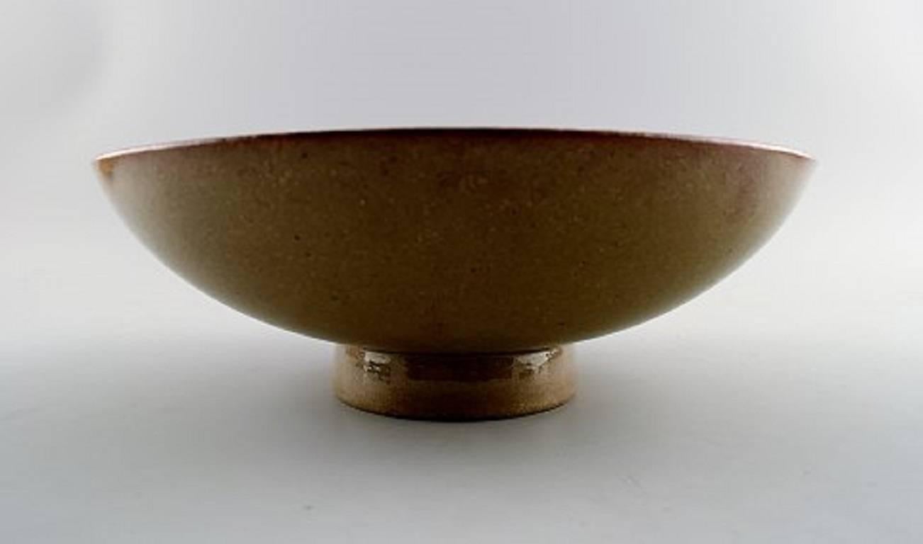 Art Deco Royal Copenhagen Large Bowl by Nils Thorsson, Jungle Series, 1930s For Sale