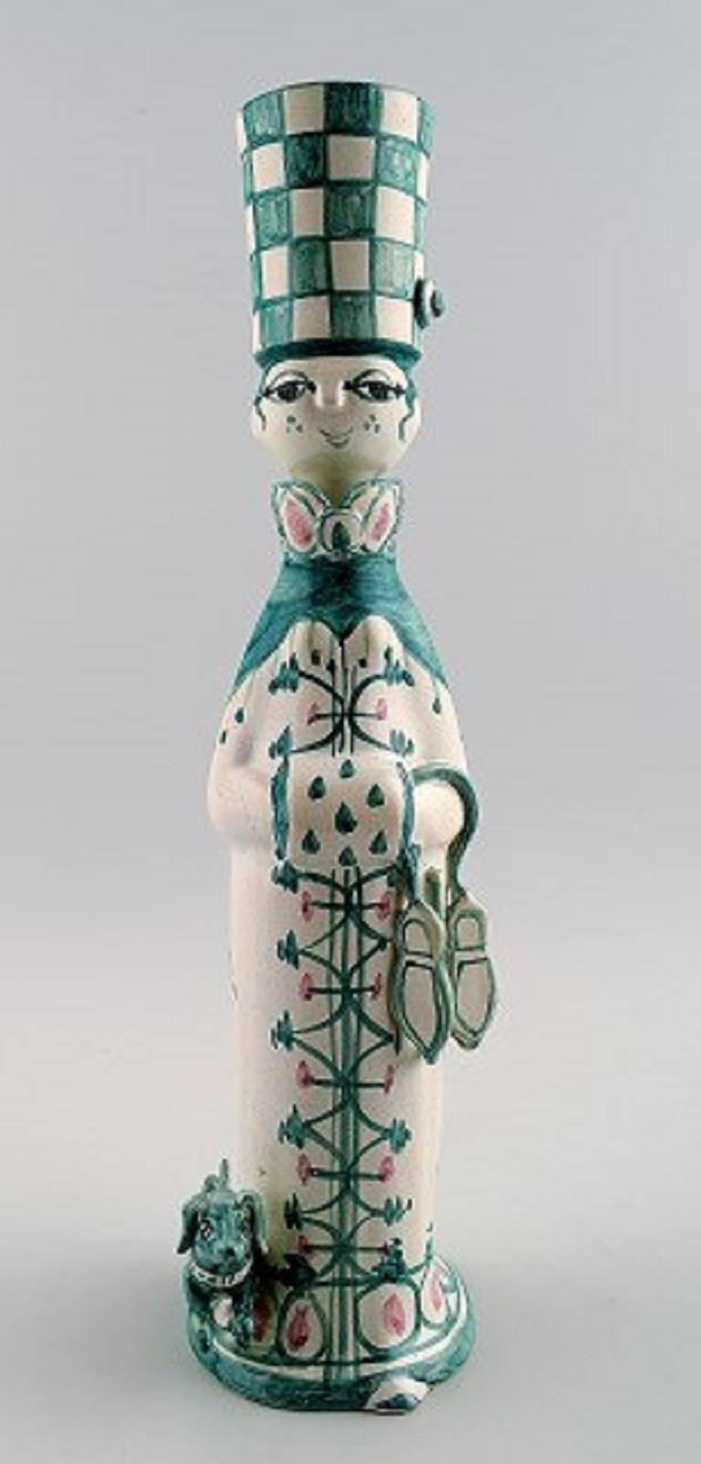 Bjorn Wiinblad 'The Four Seasons, ' Four Rare Season Figures in Pottery In Excellent Condition In København, Copenhagen
