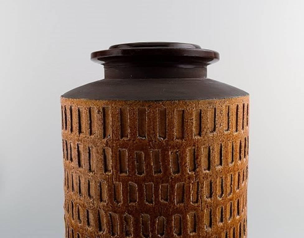 Mari Simmulson for Upsala-Ekeby ceramic floor vase,

Sweden, circa 1960.

In perfect condition.

Dimensions 48 x 22 cm.

Stamped (hard to read.)