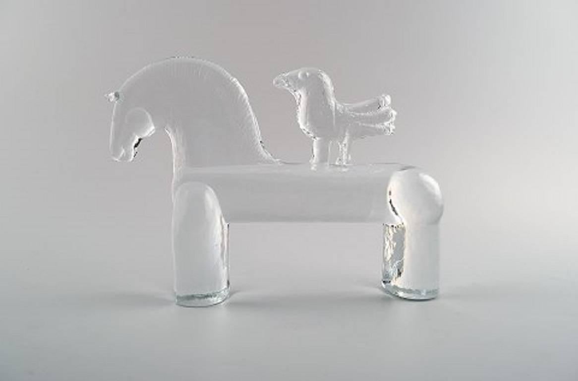 Swedish Large Collection of Lisa Larson for Royal Krona Animal Figures in Art Glass
