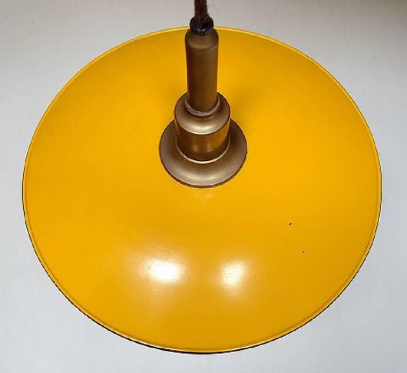 Art Deco Poul Henningsen for Louis Poulsen PH 3½ / Two-Pendant Lamp with Brass Socket