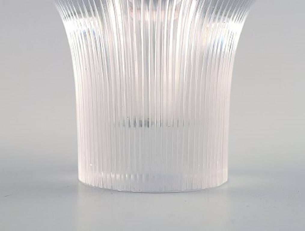 Tapio Wirkkala for Iittala, Clear Glass Vase Shaped like a Mushroom In Excellent Condition In Copenhagen, DK