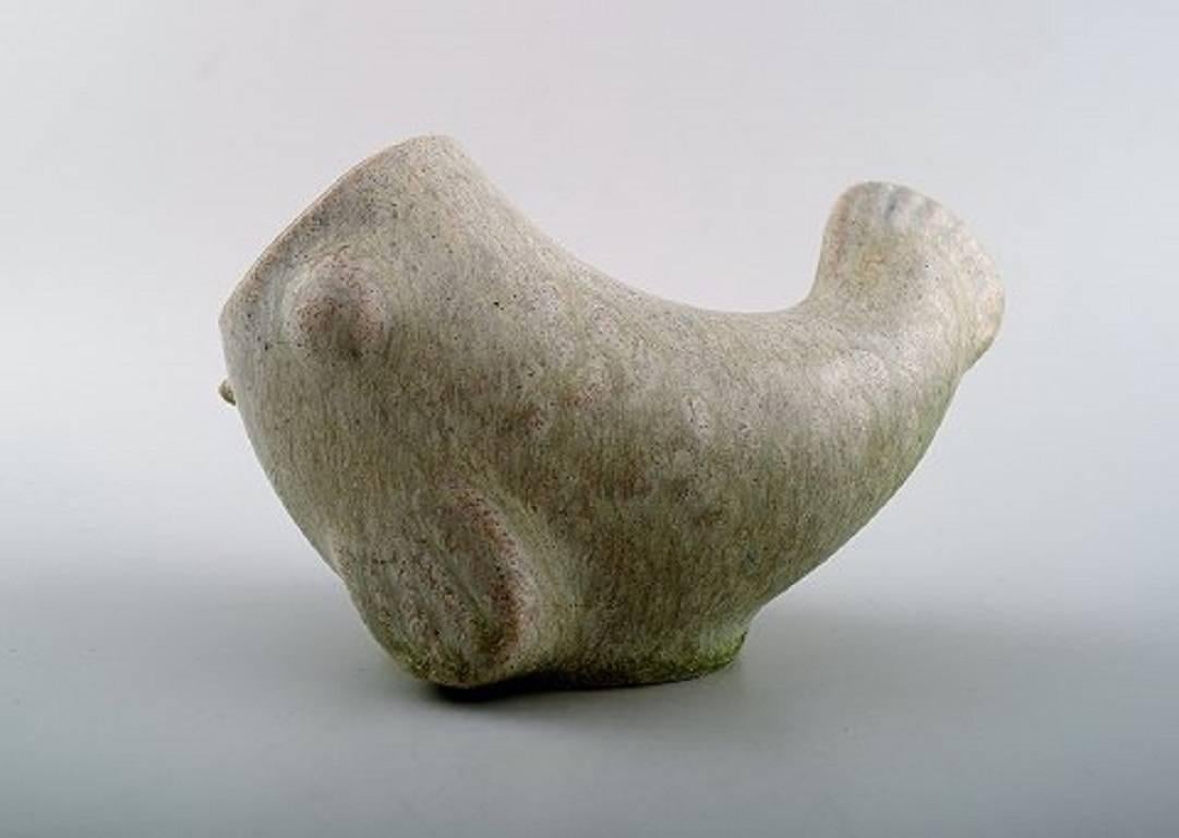 Danish Arne Bang, Pottery, Fish with Open Mouth, Denmark, 1940s