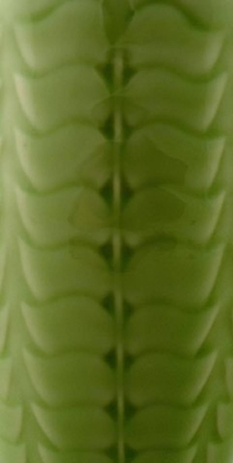 Scandinavian Modern Gun Von Wittrock for Rörstrand, Mid-20 Century Vase in Light Green Glaze