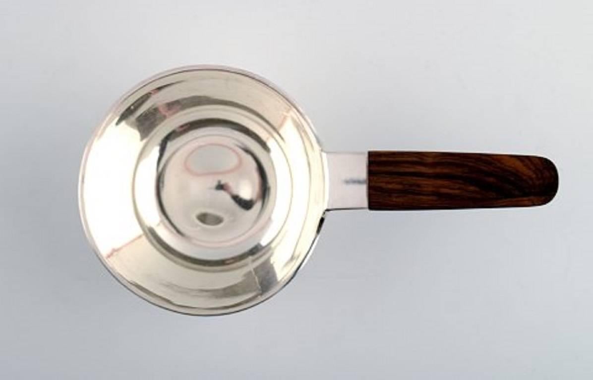 Art Deco Cohr, Denmark Sauce Pan in Silver, Rosewood Handle