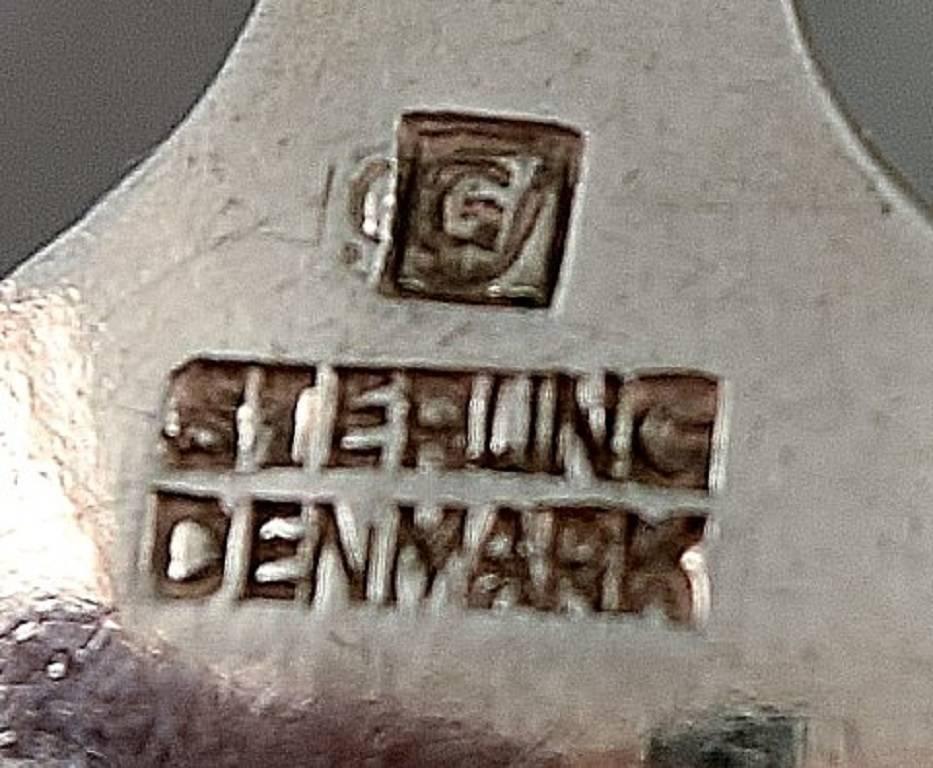 Art Deco Georg Jensen Sterling Silver 'Bernadotte' 10 Mocha Spoons #035