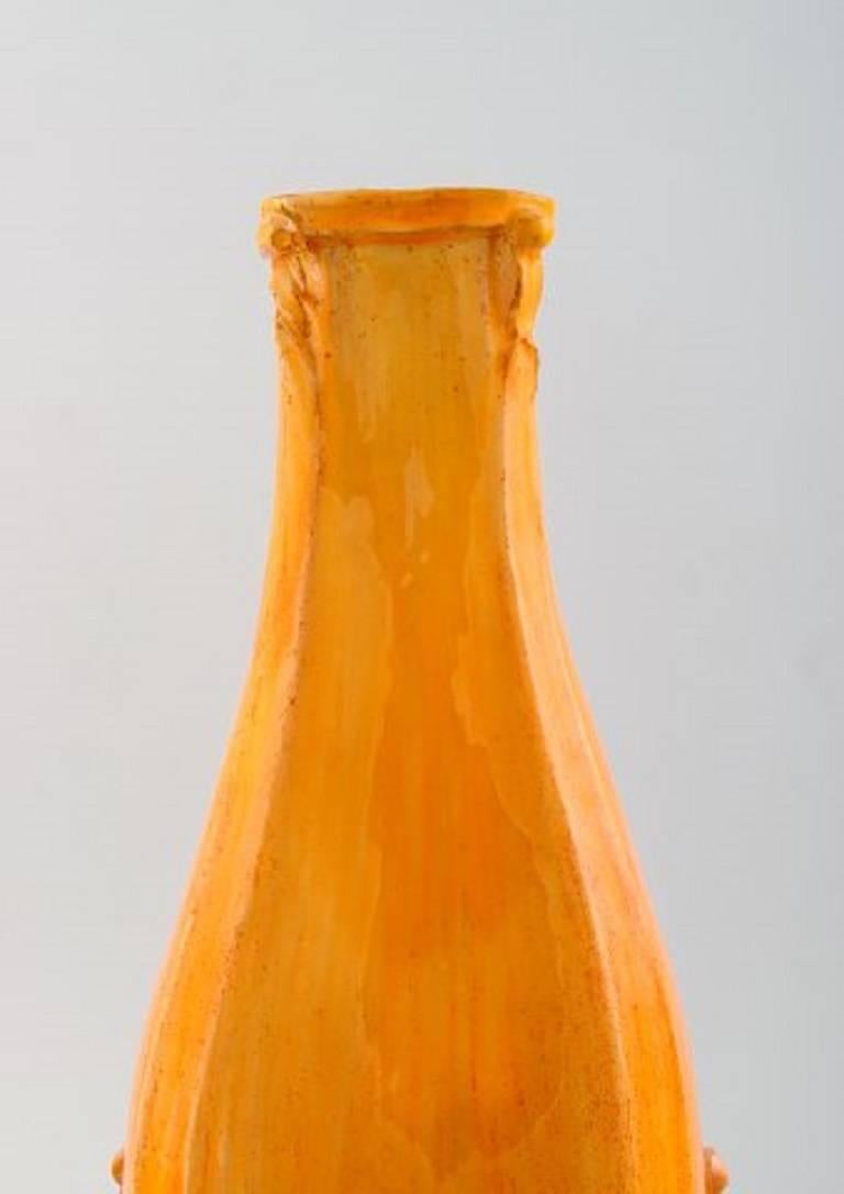 Art Deco Large Kähler, Denmark, Svend Hammershøi / Hammershoi Glazed Vase