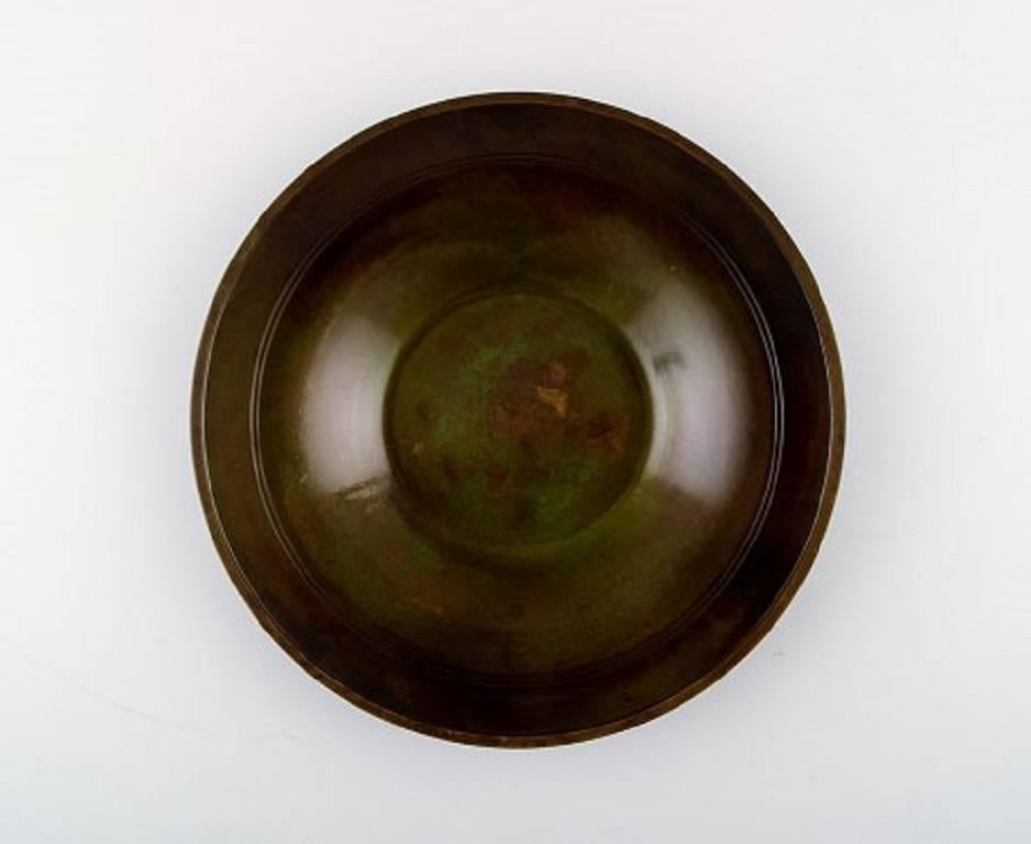 Danish Just Andersen Art Deco Bronze Bowl or Dish, 1930s-1940s