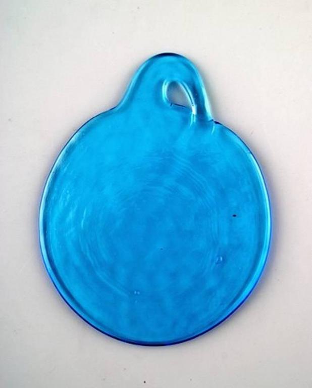 Eight Retro Art Glass Hangers from Holmegaard in Different Colors