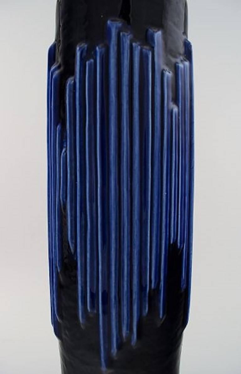 Carl-Harry Stålhane/Stalhane for Rörstrand, Floor Vase in Stoneware, Andalusia In Excellent Condition In Copenhagen, DK