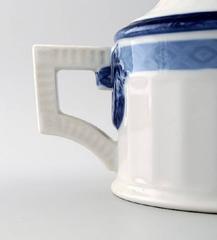 Royal Copenhagen Blue Fan, Large Teapot, Designed by Arnold Krog in 1909