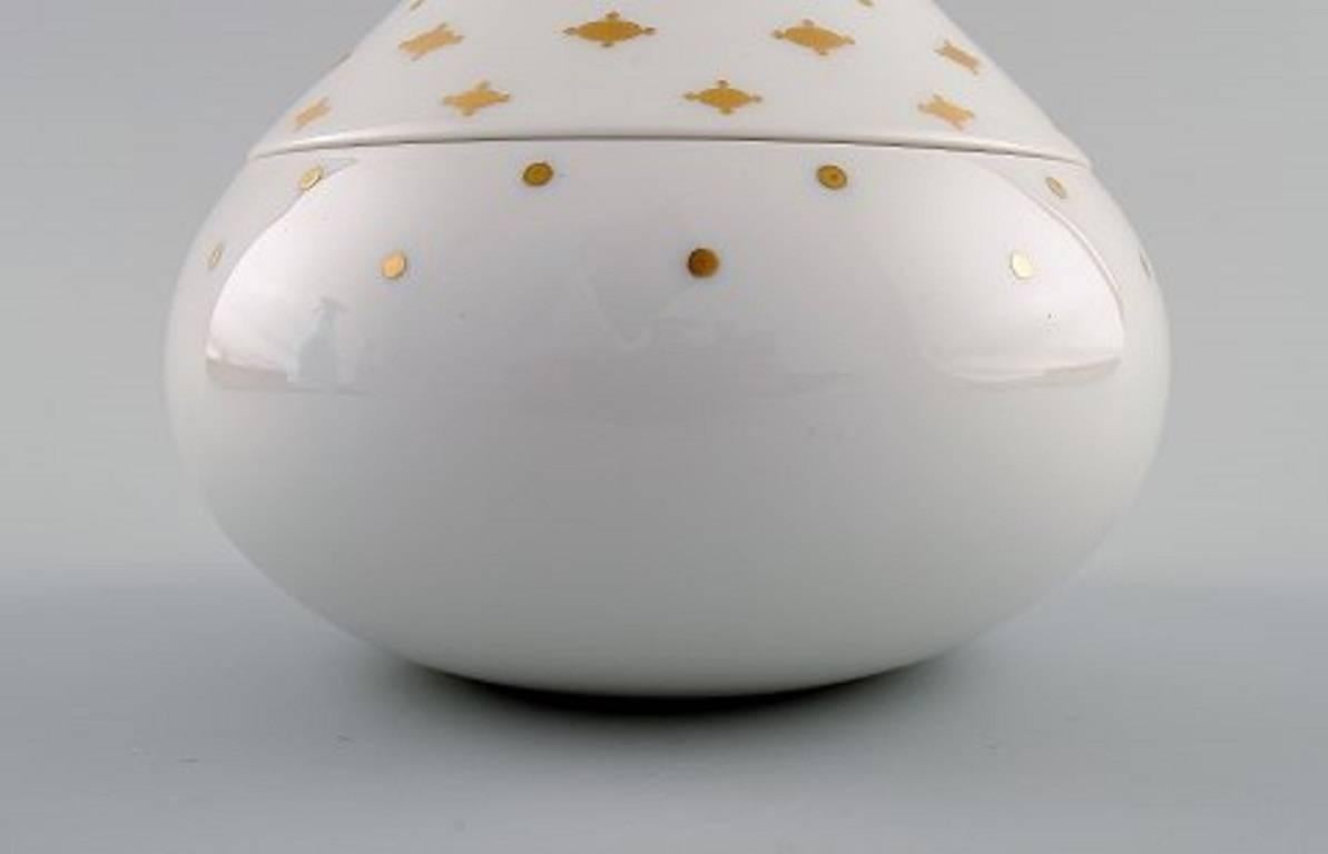 German Rosenthal Studio Line, Bjorn Wiinblad Lidded Bowl in Porcelain