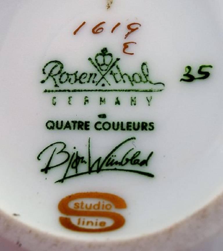 Rosenthal Studio Line, Bjorn Wiinblad Lidded Bowl in Porcelain 1