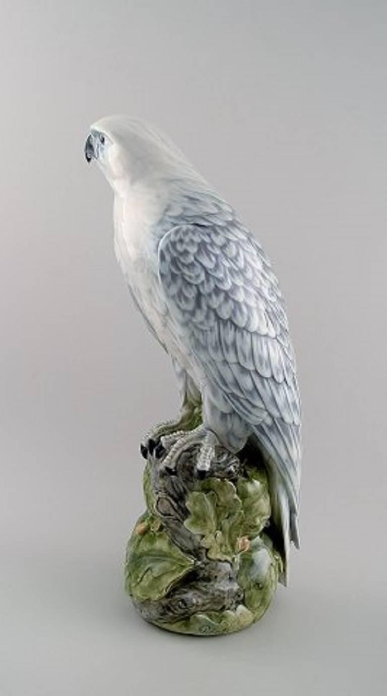 Danish Peter Herold for Royal Copenhagen 'Icelandic Falcon', Porcelain Figurine