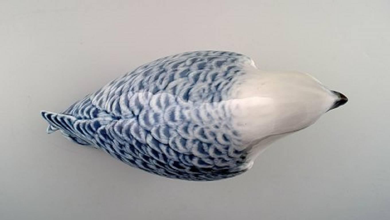 Danish Royal Copenhagen, Porcelain Figurine in the Form of an Icelandic Falcon