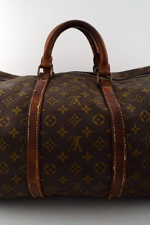 Louis Vuitton Vintage Monogram Keepall 55, Travel Duffel Bag at 1stDibs