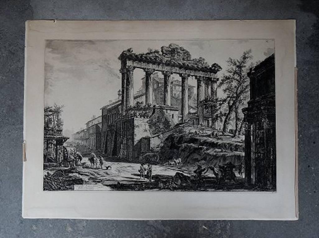 Engraving, Veduta del Tempio della Concordia detto.

Piranesi.

Measures: 70 x 92 cm.

19th-20th century.

In perfect condition.