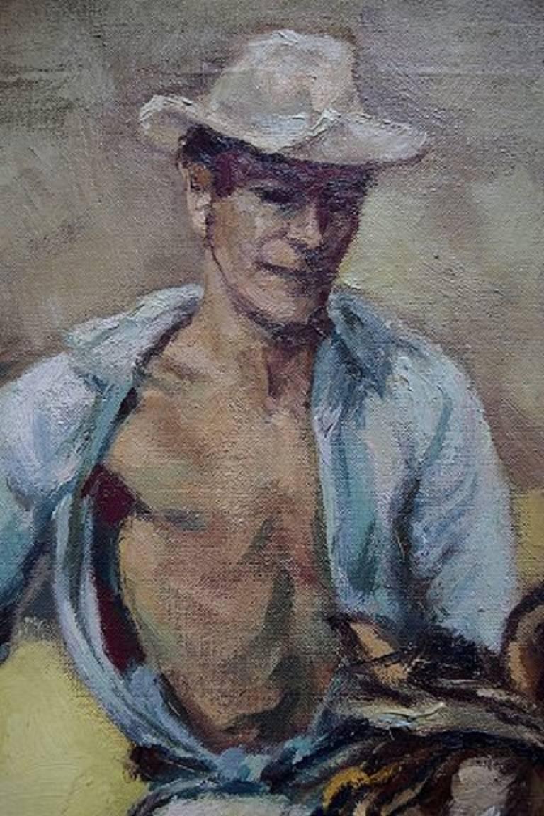 cowboy oil paintings
