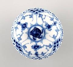 Blue Fluted Half Lace Royal Copenhagen Sugar/Lidded Bowl No. 657