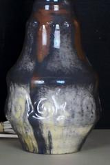 Large Höganäs Table Lamp in Ceramic, Art Nouveau, circa 1930