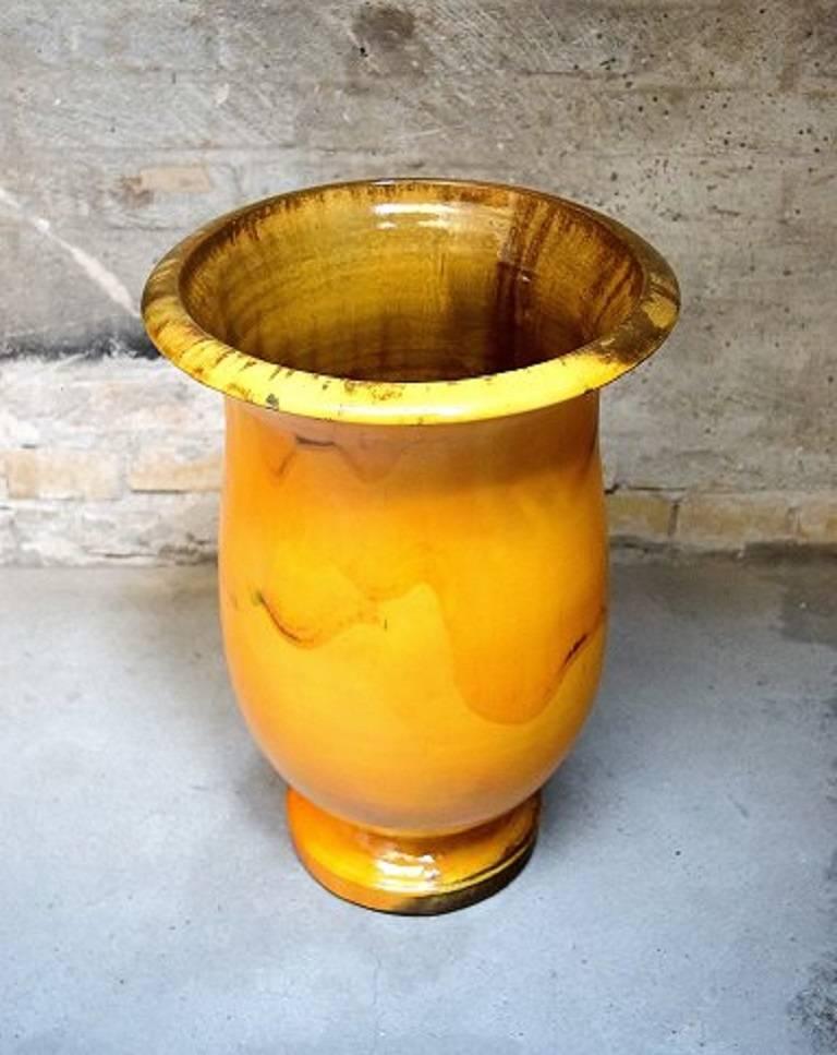 Large Kähler, Denmark, Svend Hammershøi/Hammershoi, Glazed Large Vase In Excellent Condition In Copenhagen, DK
