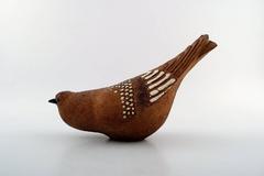 Unique Tyra Lundgren, Swedish Ceramics, Large Bird in Pottery, Unique Work