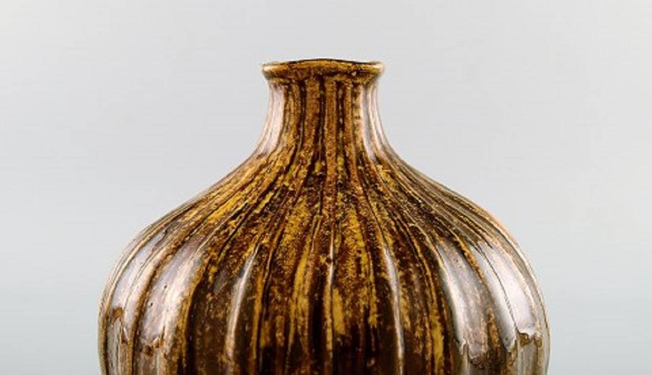 Mid-20th Century Kähler, HAK, Svend Hammershøi, Glazed Stoneware Vase