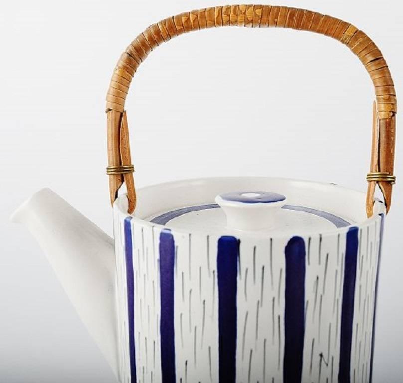 Swedish Rare Two-Piece Teapot, Design Stig Lindberg, Gustavsberg