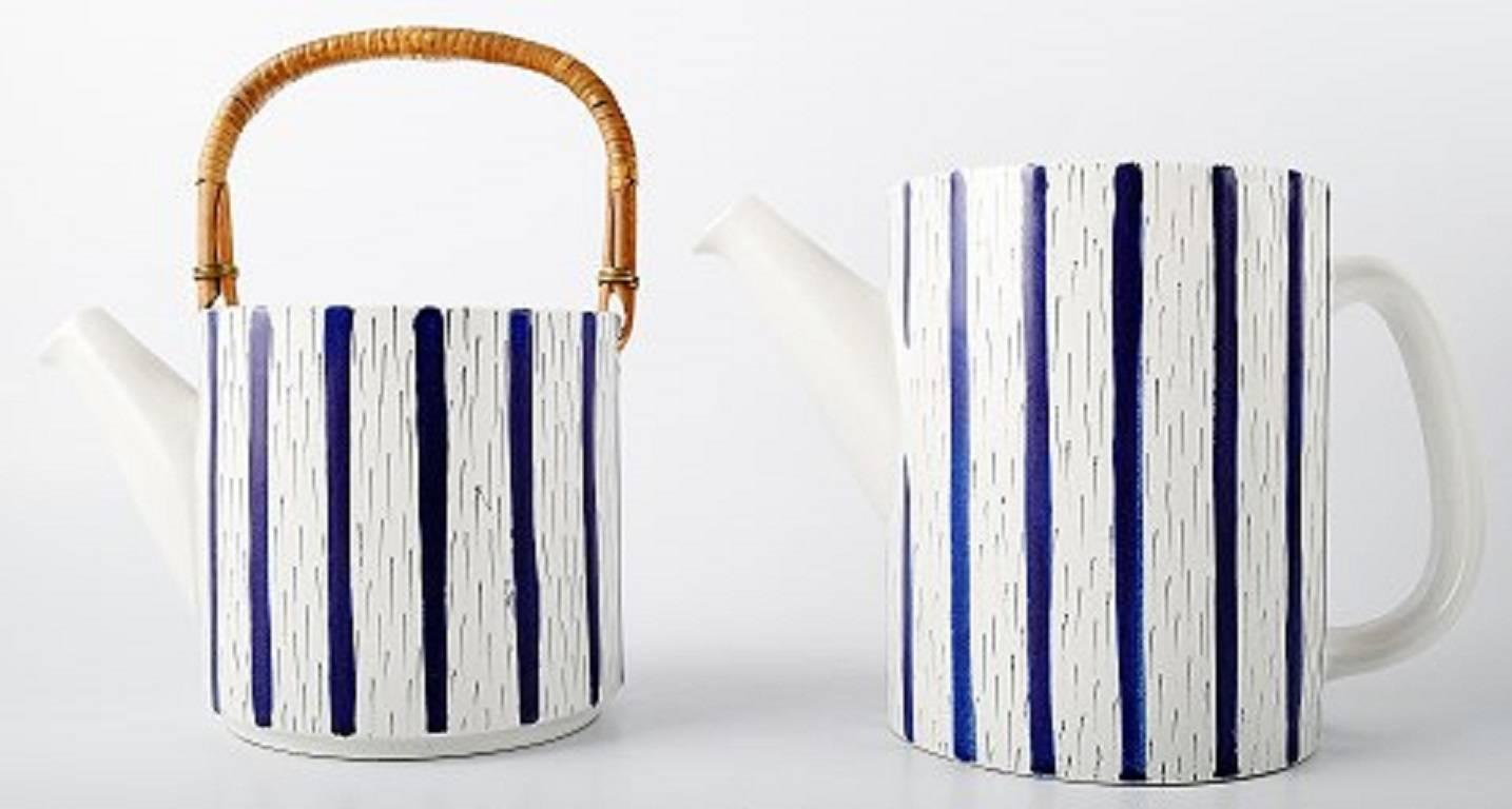 Scandinavian Modern Rare Two-Piece Teapot, Design Stig Lindberg, Gustavsberg