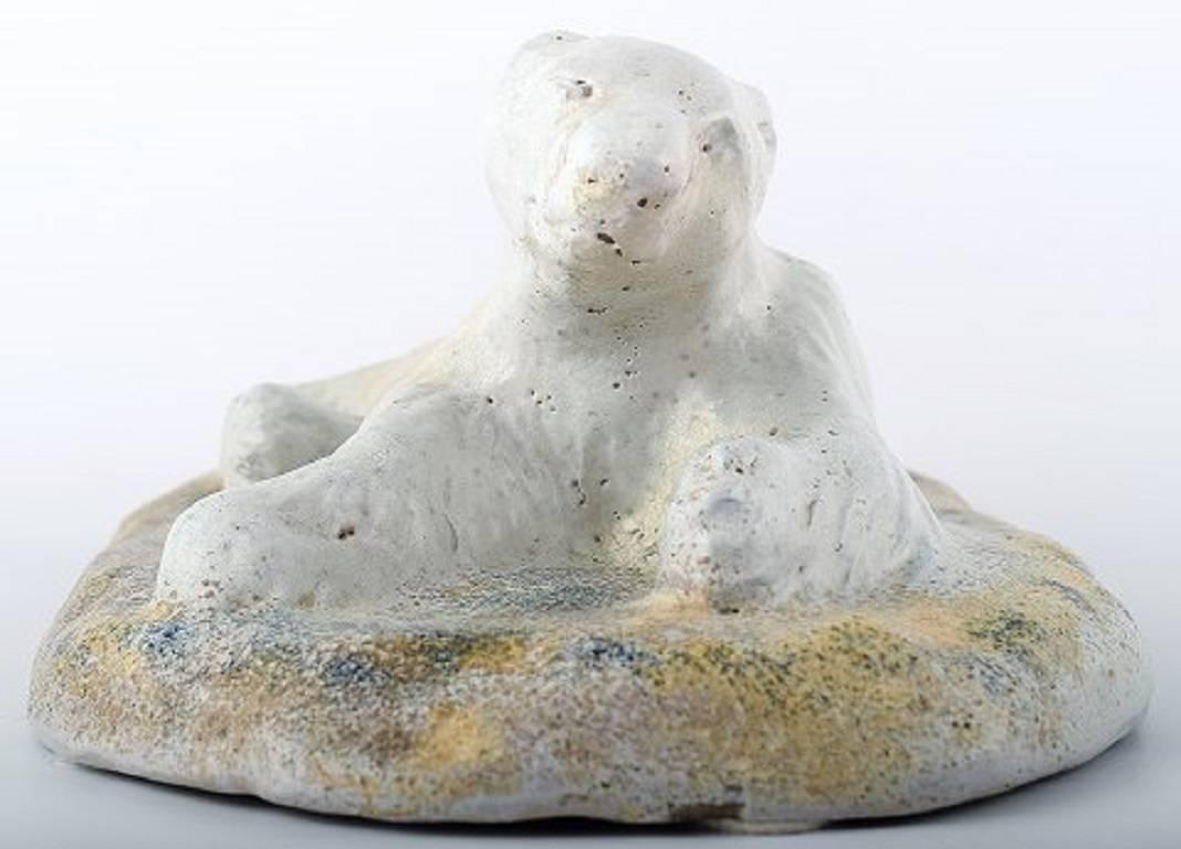 Scandinavian Modern Large, Impressive Danish Private Collection, Polar Bear Sculpture, Jens Petersen