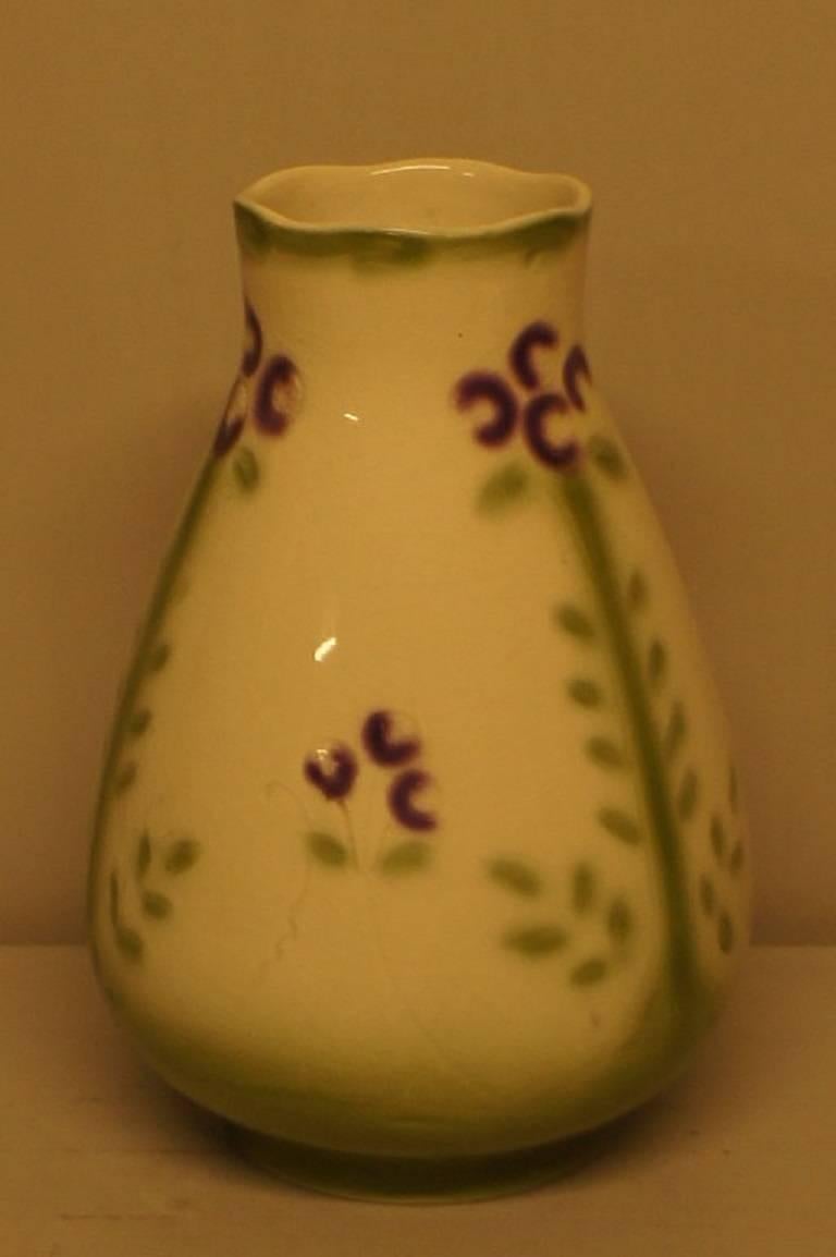 Rörstrand Art Nouveau vase in faience. 

Hallmarked.

20 cm. tall. 

In good condition, slight wear.

Early 20th century.