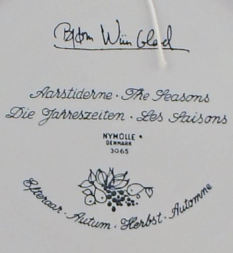vier jahreszeiten teller