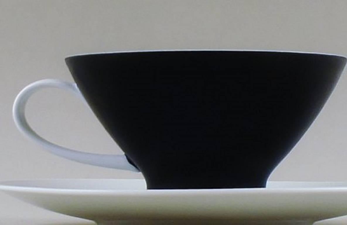 German Rosenthal Coffee Service, Eight Sets, Coffee Cups, Saucers, Dessert Plates