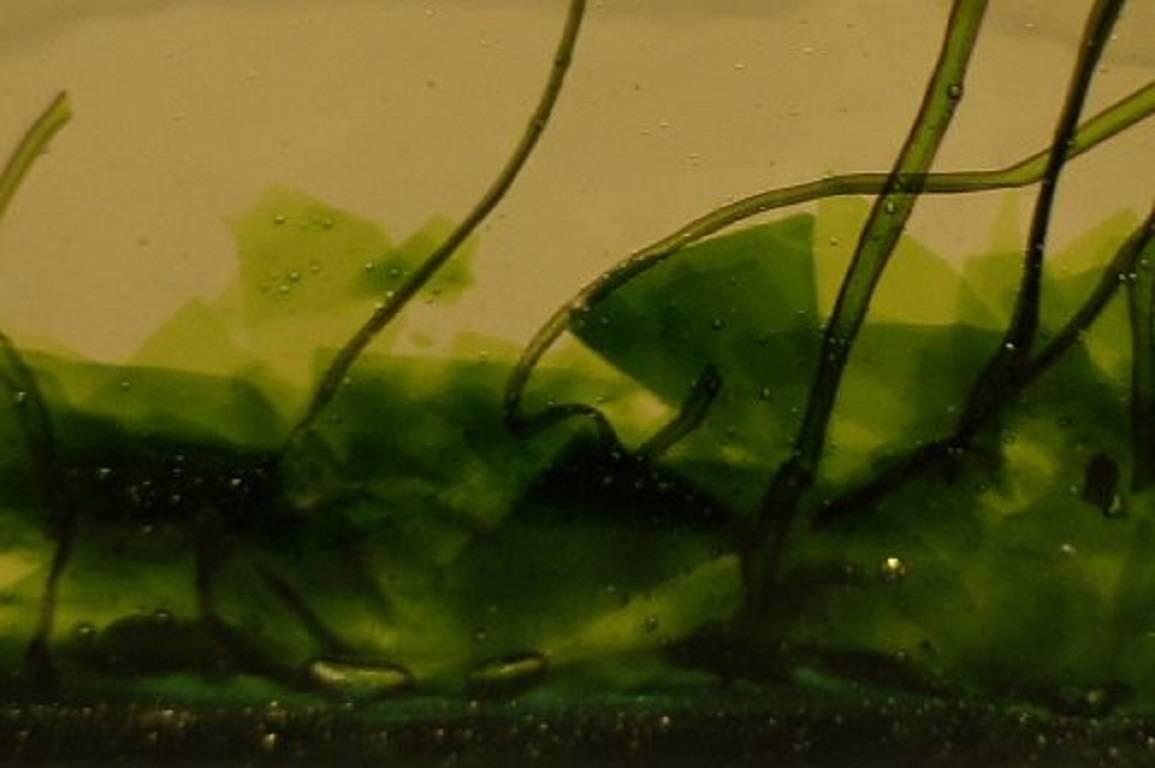 20th Century Riccardo Licata, Cendese, Murano Aquarium in Art Glass