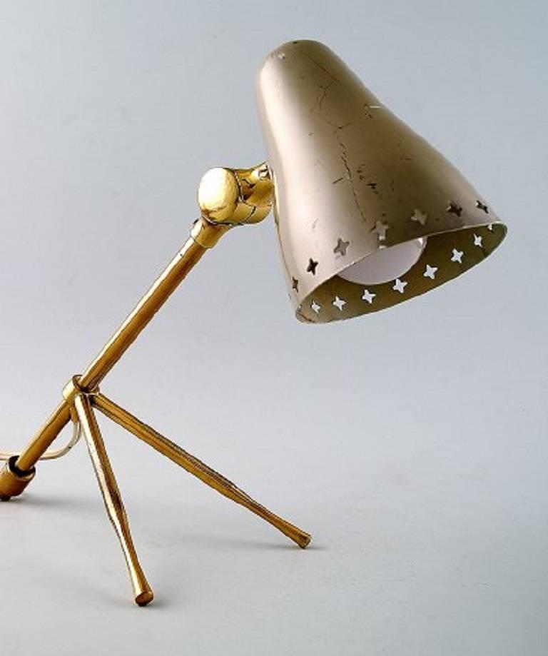 Mid-Century Modern Boris Lacroix Table Lamp That Can Also Be Hung as a Sconce on the Wall