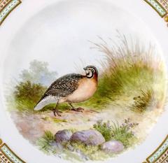 Royal Copenhagen Flora Danica/Fauna Danica Dinner Plate with a Bird