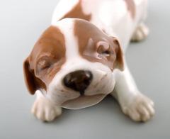 Royal Copenhagen Dog Figurine Number 1204 Basset Puppy