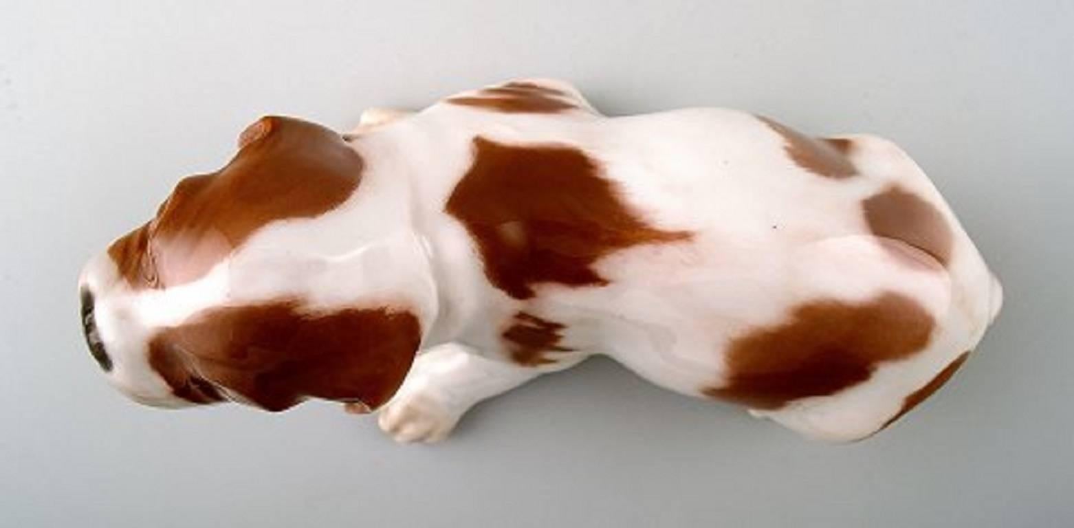 Scandinavian Modern Royal Copenhagen Dog Figurine Number 1204 Basset Puppy