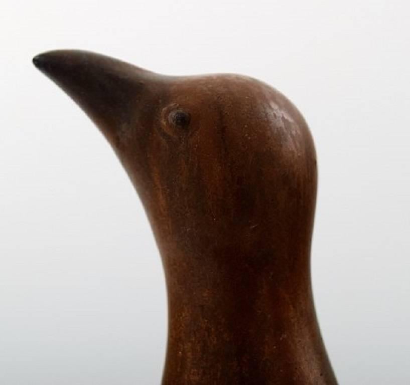 Swedish Rörstrand Stoneware Figure by Gunnar Nylund, Penguin, 1950s