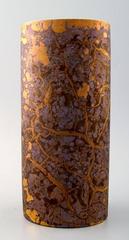 Rosenthal Studio Line, H. Dresler Porcelain Vase, Decorated in Gold