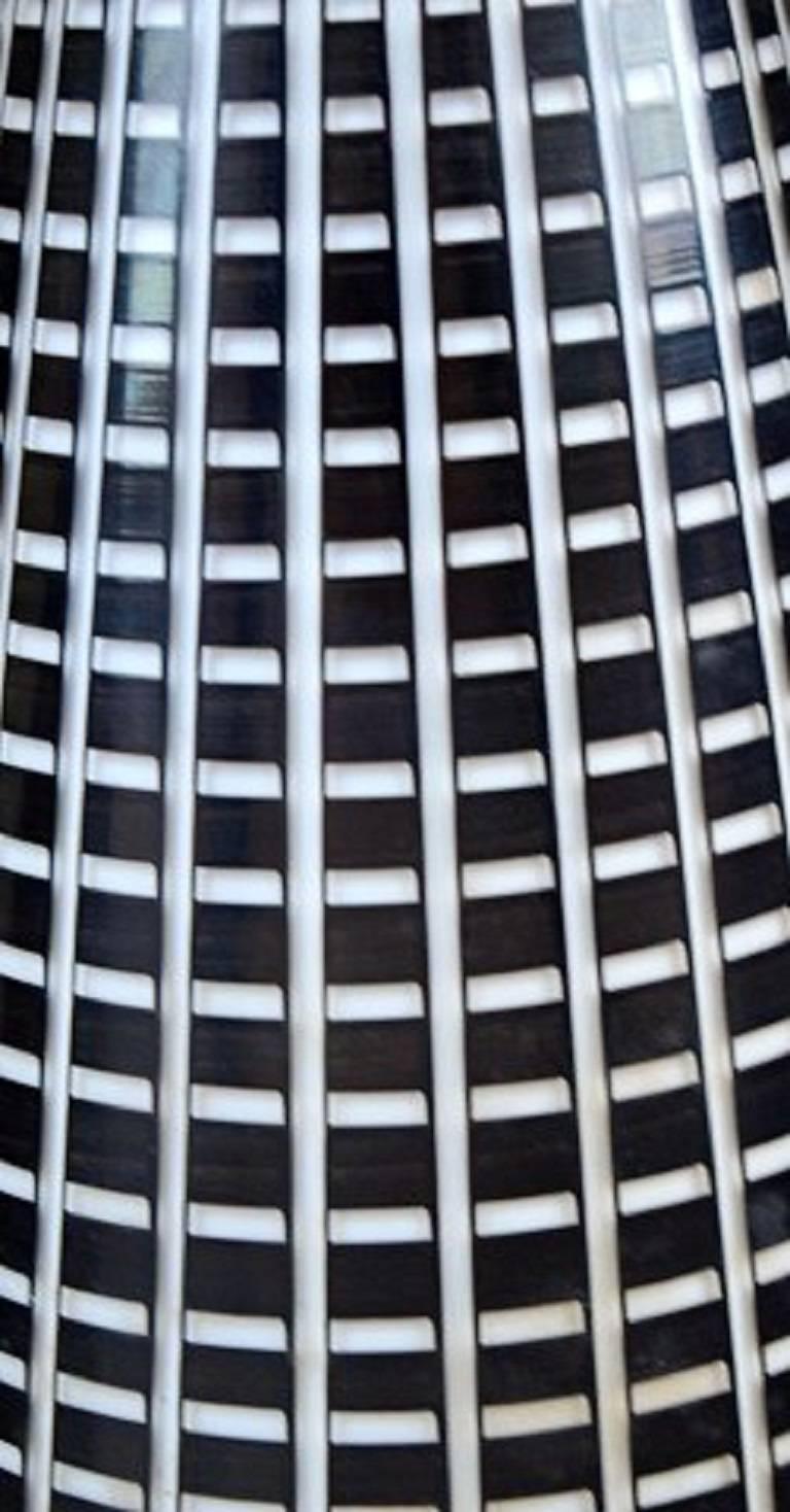Stilnovo-Pendelleuchte im Stil von Stilnovo mit drei Diabolo-förmigen Muranoglasschirmen im Zustand „Hervorragend“ im Angebot in Copenhagen, DK