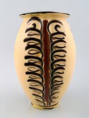Kähler, Dinamarca, Jarrón de gres esmaltado, años 1930