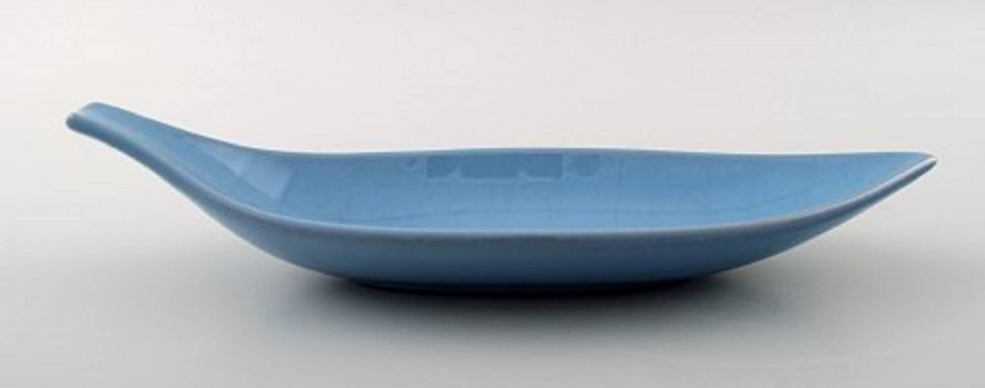 Mid-20th Century Two Large Ceramic Dishes, Swedish Design, 1960s