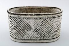 Kähler, Denmark, Glazed Stoneware Vase or Flower Pot. Nils Kähler, 1960s