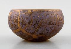 Rosenthal Studio Line, H. Dressler Porcelain Vase and Two Bowls in Gold