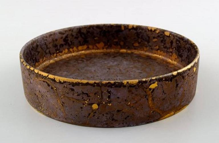 Rosenthal Studio Line, H. Dressler Porcelain Vase and Two Bowls in Gold