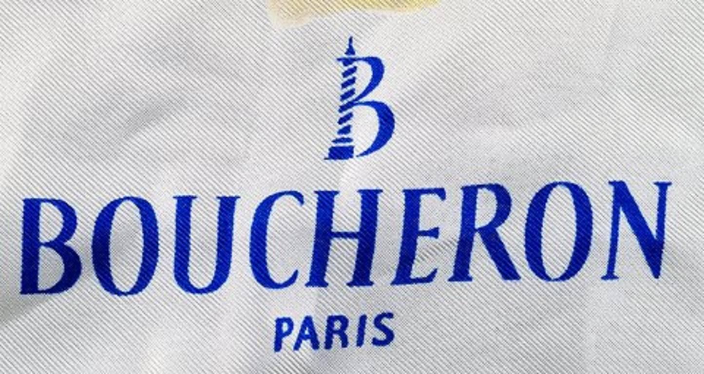 Boucheron, Paris Vintage Scarf In Excellent Condition For Sale In Copenhagen, DK